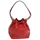 LOUIS VUITTON Epi Petit Noe Shoulder Bag Red M44107 LV Auth ar11584b - Louis Vuitton