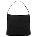 PRADA Shoulder bags Cloth Black Tessuto Metallo - Prada