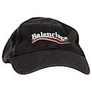 Balenciaga New Political Logo Baseball Cap in Black Cotton