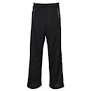 KAPITAL Velvet-Trimmed Track Pants in Black Polyester - Autre Marque