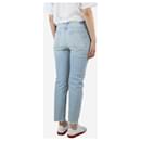 Blue straight-leg light denim jeans - size UK 12 - Mother