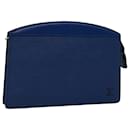 LOUIS VUITTON Pochette Epi Trousse Crete Bleu M48405 Auth LV 70000 - Louis Vuitton