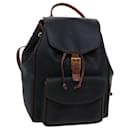 BOTTEGA VENETA Backpack PVC Leather Black Auth bs13237 - Autre Marque