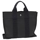 HERMES Her Line PM Bolso tote Lona Gris Auth bs13200 - Hermès