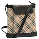 BURBERRY Nova Check Shoulder Bag Canvas Beige Auth 69963 - Burberry