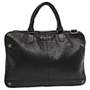 BALENCIAGA Business Bag Leather Black Auth ep3724 - Balenciaga