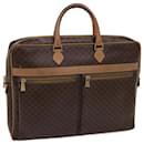 CELINE Macadam Canvas Hand Bag PVC Brown Auth bs13120 - Céline