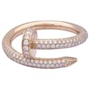 Anello di Cartier, "Solo un chiodo", Oro rosa, Diamants.