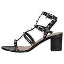 Black studded sandal heels - size EU 39 - Valentino