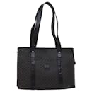 CELINE Macadam Canvas Shoulder Bag PVC Black Auth bs13291 - Céline