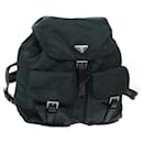 PRADA Backpack Nylon Green Auth ep3736 - Prada