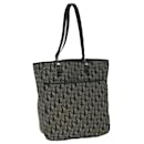 Christian Dior Trotter Canvas Tote Bag Black Auth 69753