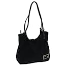 FENDI Shoulder Bag Nylon Black Auth 68890 - Fendi