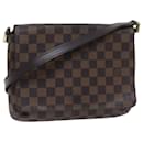 LOUIS VUITTON Damier Ebene Musette Tango Shoulder Bag N51301 LV Auth 69876 - Louis Vuitton