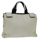 PRADA Hand Bag Leather White Auth ar11644b - Prada