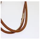 CELINE Bolso de hombro de lona Macadam PVC marrón Auth 69901 - Céline