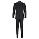 Ermenegildo Zegna Three Piece Suit in Black Wool