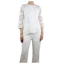 White embroidery anglaise shirt - size S - Theory
