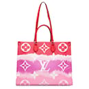 Louis Vuitton Monogramme Rouge Escale OntheGo GM