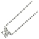 Es ist okay 18k Diamant-Anhänger-Halskette aus Metall in gutem Zustand - Tasaki