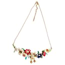 Flower and bee necklace - Les Nereides