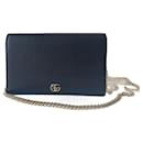 GG Marmont leather mini chain bag - Gucci