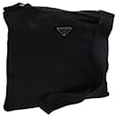 PRADA Shoulder Bag Nylon Black Auth 69689 - Prada
