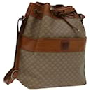 CELINE Macadam Canvas Shoulder Bag PVC Beige Brown Auth yk11377 - Céline