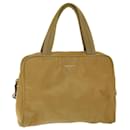 PRADA Hand Bag Nylon Beige Auth 69941 - Prada