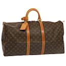 Louis Vuitton Monogram Keepall 55 Boston Bag M41424 LV Auth 69228