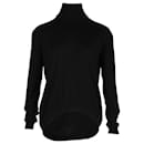 Givenchy Mock Neck Sweater in Black Wool