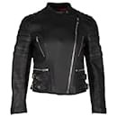 Celine Biker Jacket in Black Leather - Céline
