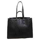Louis Vuitton Monogram Empreinte Giant OnTheGo GM Tote Bag Leather M44925 in excellent condition