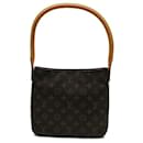 Louis Vuitton Monogram Looping MM Shoulder Bag Canvas M51146 in good condition
