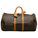 Louis Vuitton Monogram Keepall 55  Travel Bag Canvas M41424 in good condition