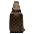 Louis Vuitton Damier Ebene Geronimos  Canvas Shoulder Bag N51994 in Good condition