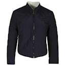 Hermès Quilted Reversible Jacket in Navy Blue Polyamide