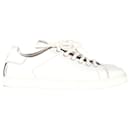 Gianvito Rossi Low-Top Sneakers in White Leather