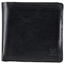 Portefeuille Louis Vuitton Marco en cuir épi noir