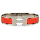 Hermès Orange Clic H Bracelet