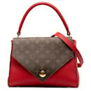 Bolso satchel V con forro y monograma rojo de Louis Vuitton