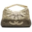 Chanel Gold calf leather Hollywood Hobo