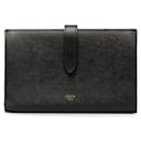 Celine Leather Strap Wallet Long Wallet Leather in Good condition - Céline