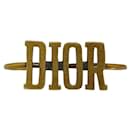 Anello con logo Dior foderato Anello in metallo in buone condizioni