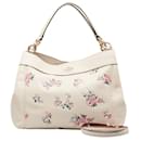 Coach Small Floral Leather Lexy Bag Leather Handbag F25858 in Good condition