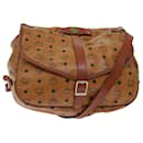 MCM Vicetos Logogram Shoulder Bag PVC Brown Auth bs12847