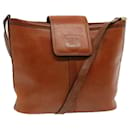 Burberrys Shoulder Bag Leather Brown Auth hk1238 - Autre Marque