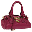 Chloe Paddington Hand Bag Leather Pink Auth yk11419 - Chloé