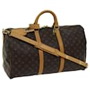 Louis Vuitton Monogram Keepall Bandouliere 50 Boston Bag M.41416 LV Auth 70834
