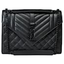 YVES SAINT LAURENT Tasche aus schwarzem Leder - 101847 - Yves Saint Laurent